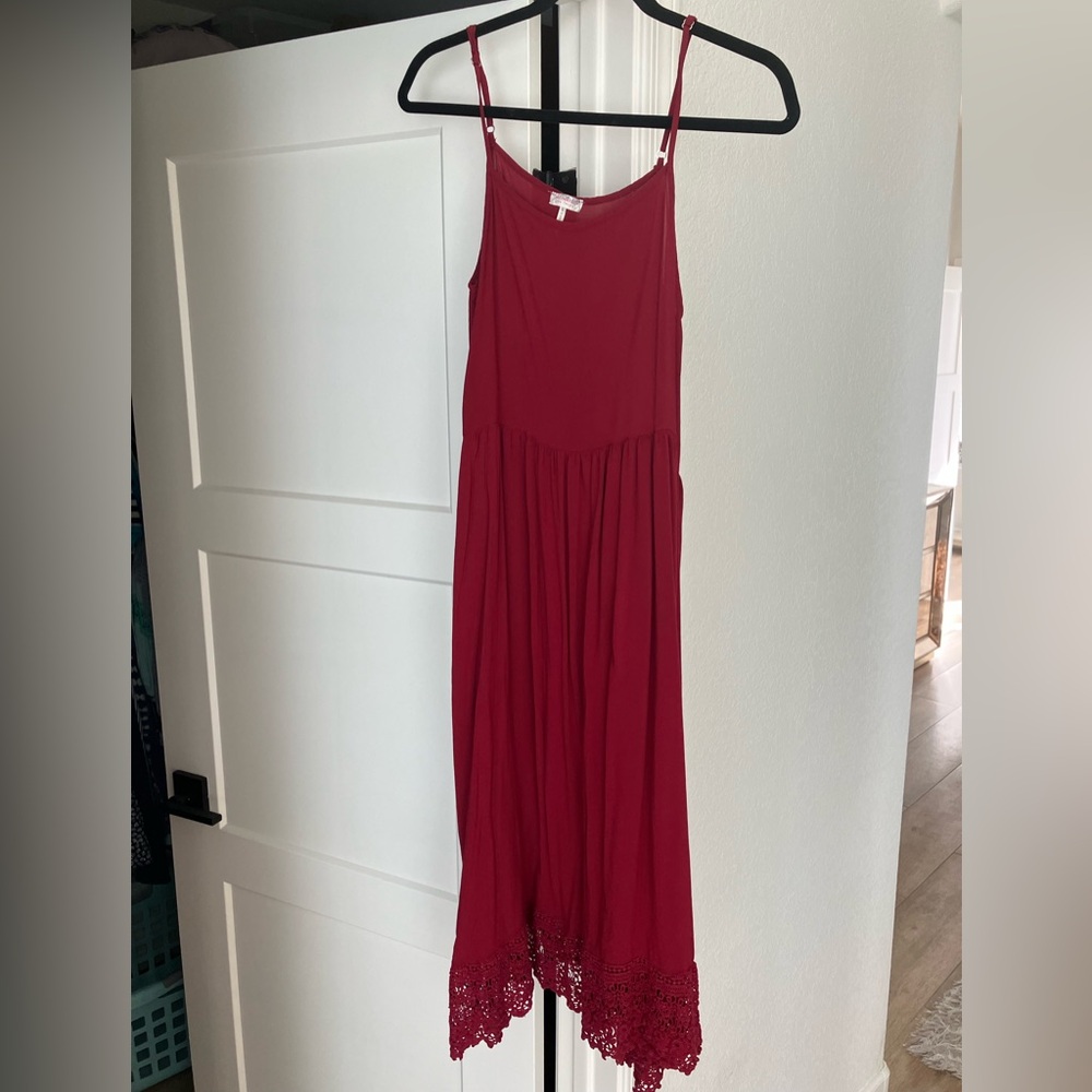 Maroon free people maxi